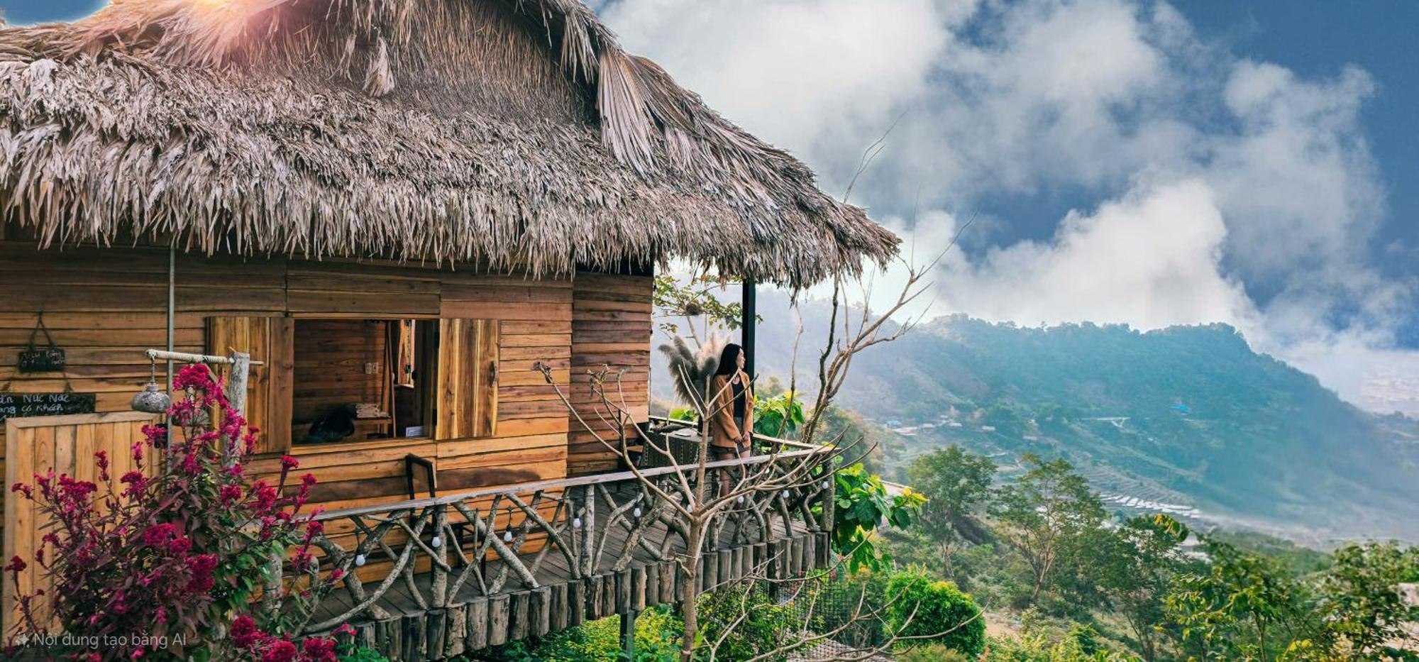 Ecolodge Ke Nenh Dien Bien Ban Him Lom Bagian luar foto